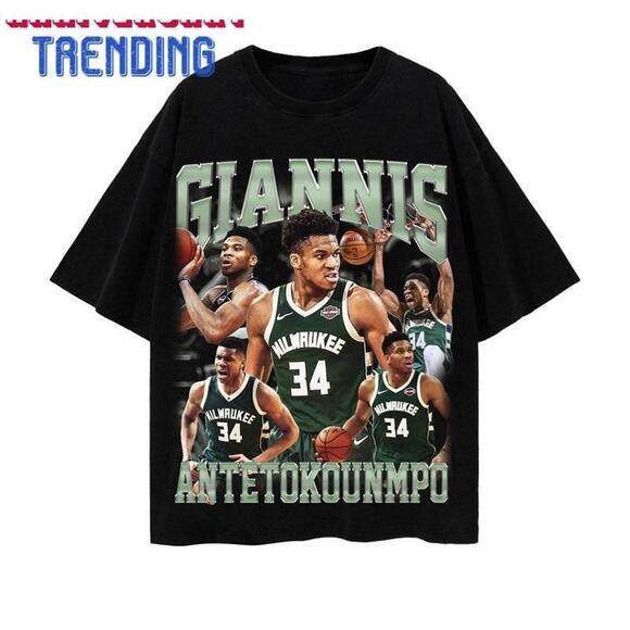 Other - Giannis Antetokoumpto 90S Style Graphic Shirt Classic